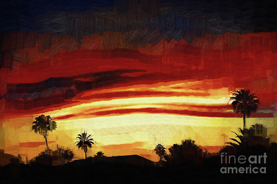 Arizona Sunset Digital Art by Kirt Tisdale
