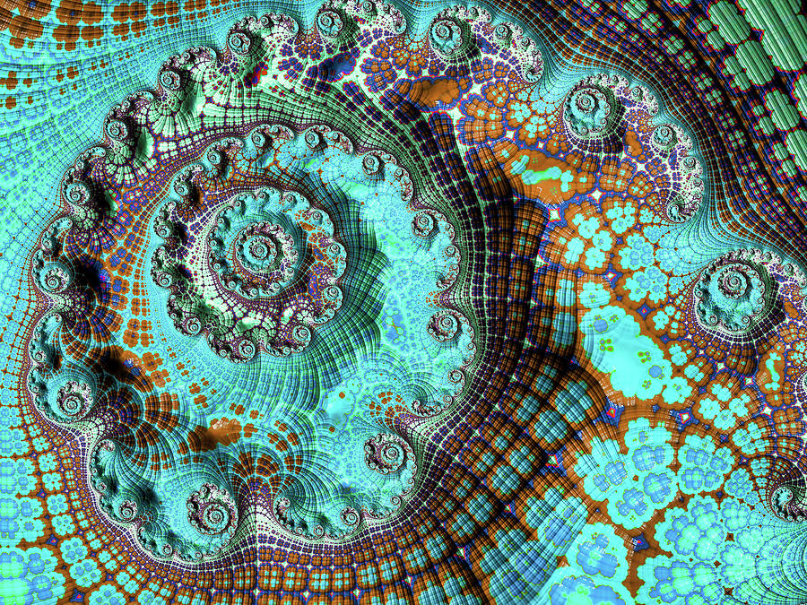 Arizona Turquoise Rough Digital Art by Susan Maxwell Schmidt