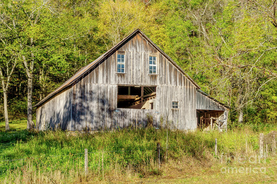 Arkansas Barn In Shadows Photograph by Jennifer White