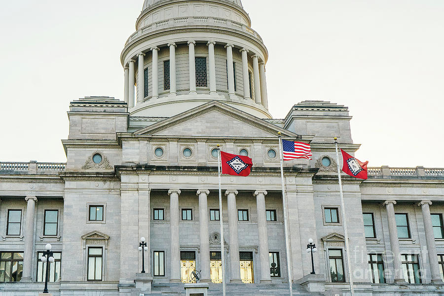 Arkansas Capitol Up Close Photograph by Scott Pellegrin