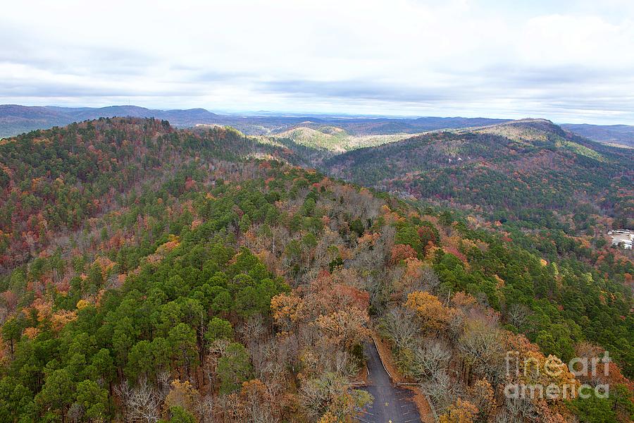Arkansas Mountain Overlook Photograph by Yvonne M Smith