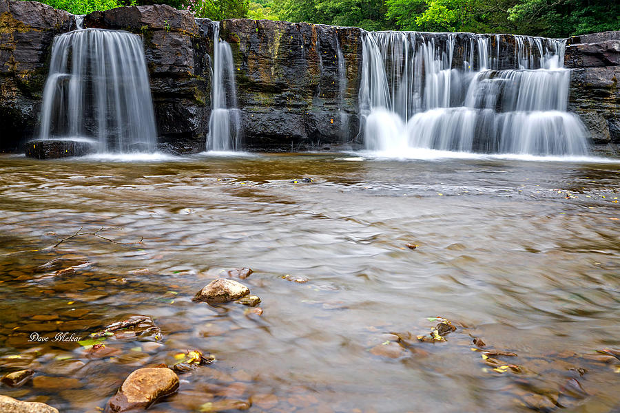 Arkansas Natural Dam Waterfalls Eight Photograph by Dave Melear