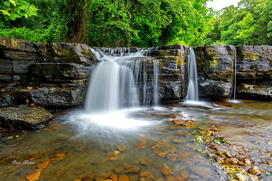 Arkansas Natural Dam Waterfalls Three Photograph by Dave Melear
