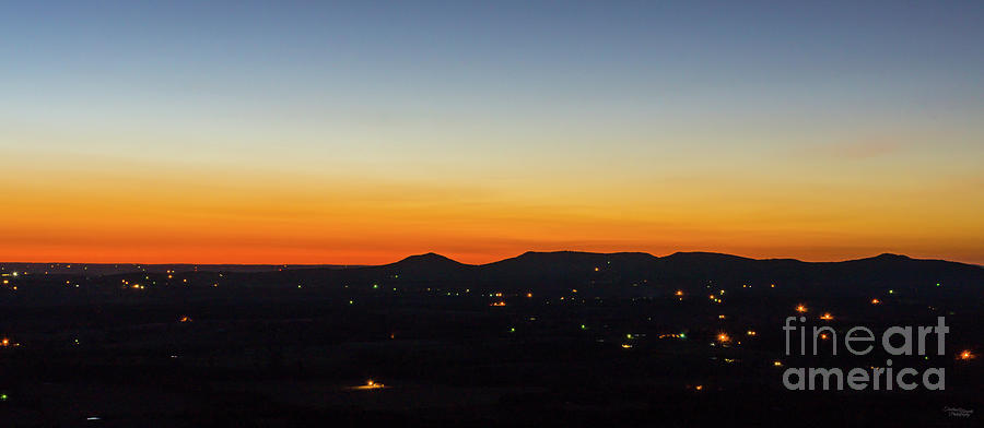 Arkansas Ozark Mountains Twilight Photograph by Jennifer White
