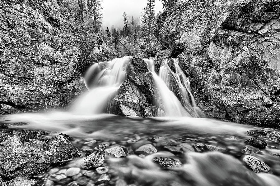 Arkansas River Headwaters Black and White Photograph by JC Findley