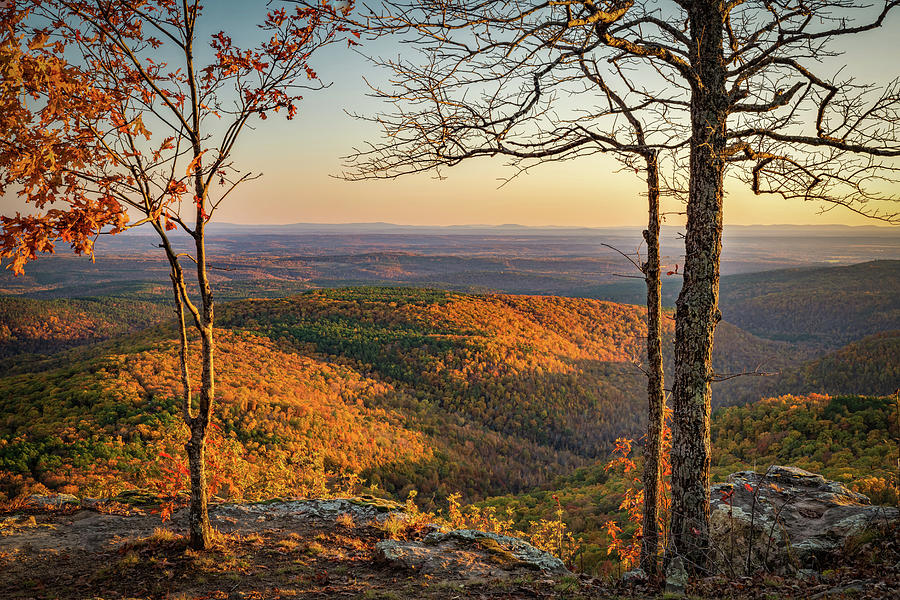 Arkansas White Rock Mountain Shades Of Fall Photograph by Gregory Ballos