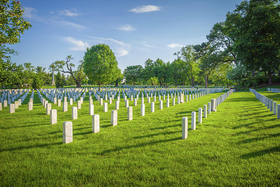 Arlington National Cemetery Headstones Photograph by Scott McGuire
