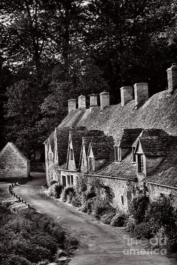 Arlington Row in Spring Monochrome Photograph by Tim Gainey
