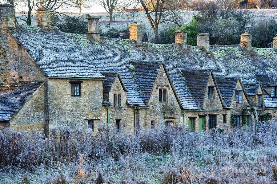 Arlington Row in the Wintry December Frost Photograph by Tim Gainey
