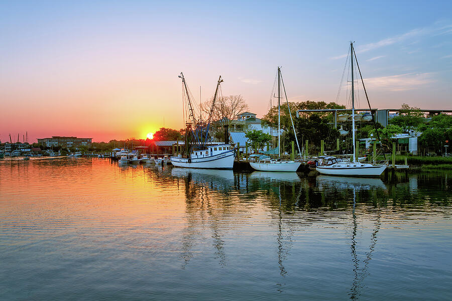 Early Morning Shem Creek Mount Pleasant South Carolina 2 #2 Photograph ...