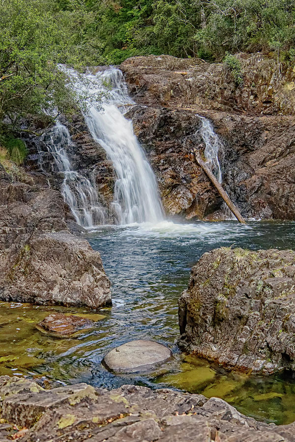 Arm River Falls - Tasmania - Australia Photograph by Tony Crehan