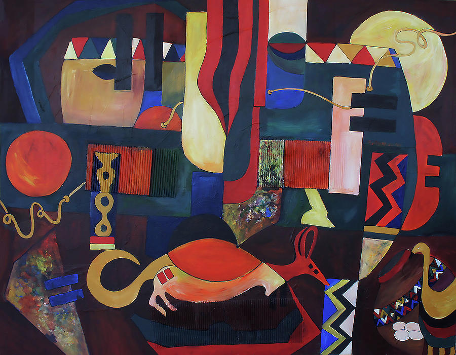 Armadillo Painting by Speelman Mahlangu
