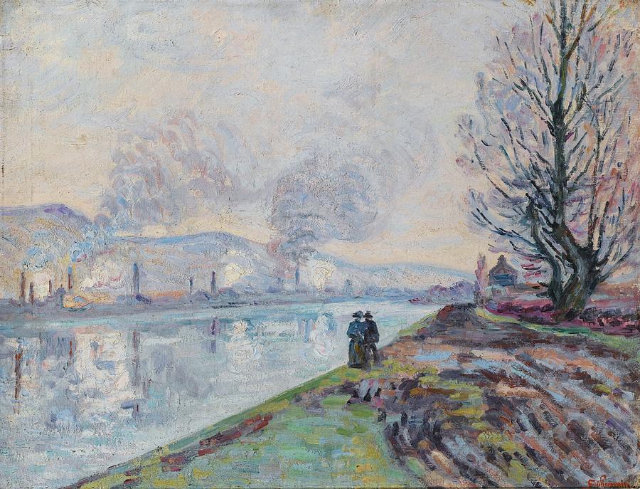 Architecture Painting - Armand Guillaumin Surroundings of Rouen by Celestial Images