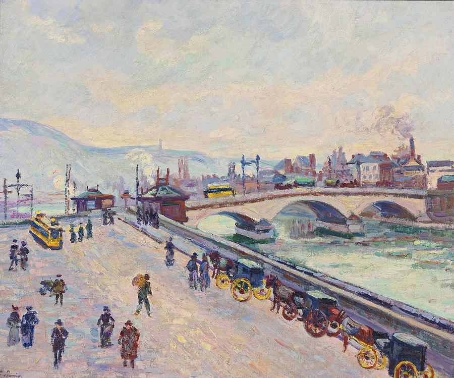 Architecture Painting - Armand Guillaumin The Corneille Bridge by Celestial Images
