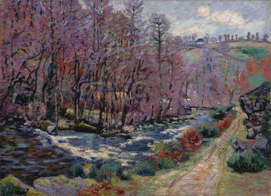 Architecture Painting - Armand Guillaumin The Creuse by Celestial Images