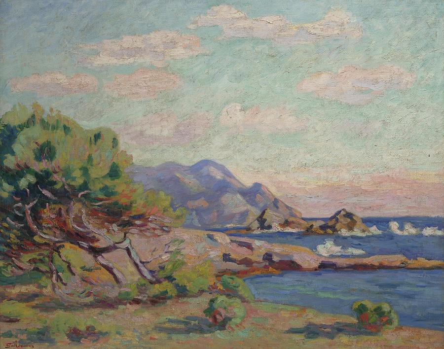 Armand Guillaumin The Pointe du Lou Gaou Painting by Timeless Images ...