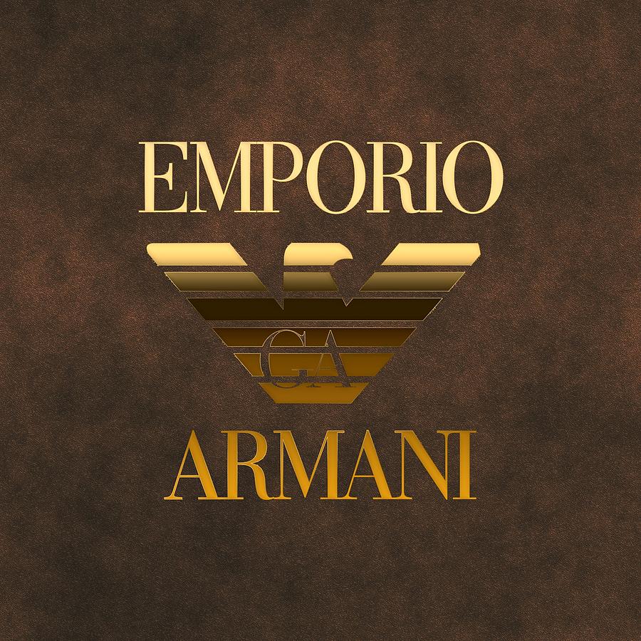 Armani. Logo Digital Art by Piero Edlin
