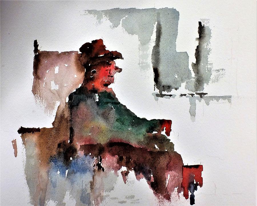 Armchair Ireland Painting by Val Byrne