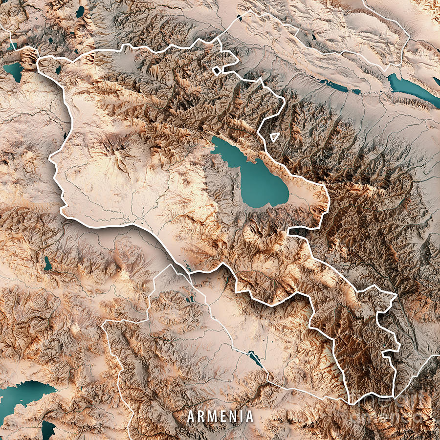 Armenia Map and Satellite Image