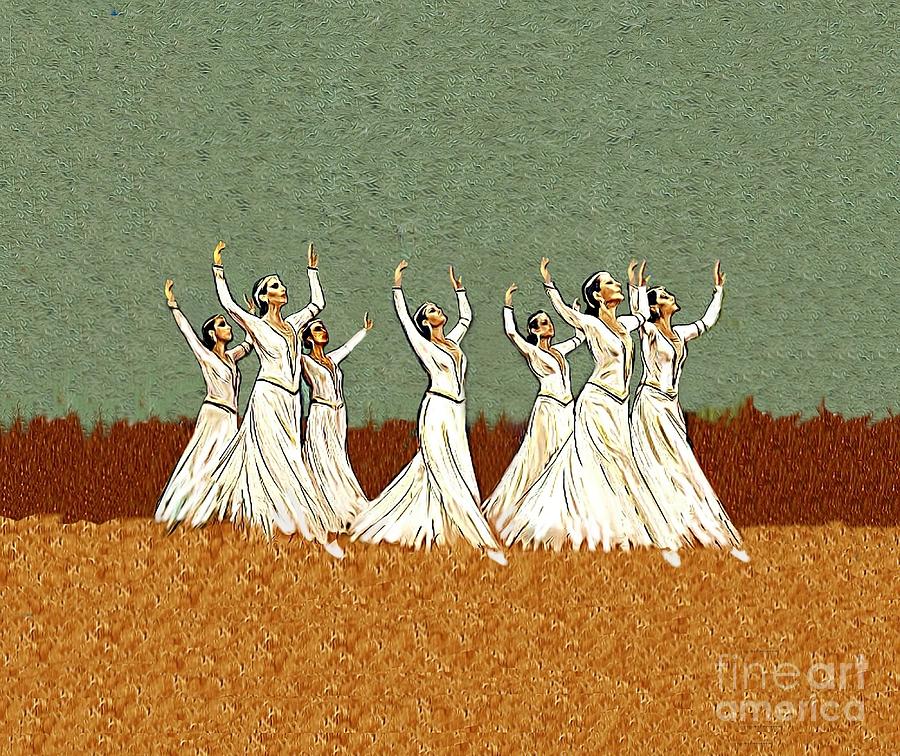 Armenian Dancers Painting by Clark Chelsea Pixels