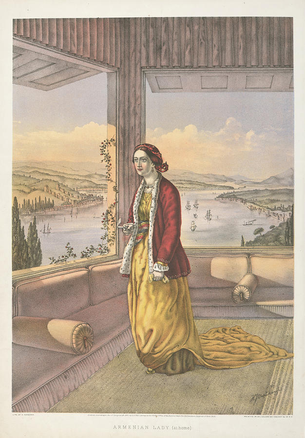 Armenian Lady Painting by Artistic Rifki