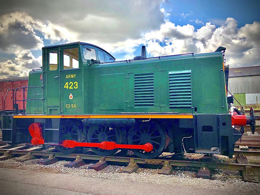 Ruston and Hornsby Cromwel 423 Army Diesel Shunter  Photograph by Gordon James