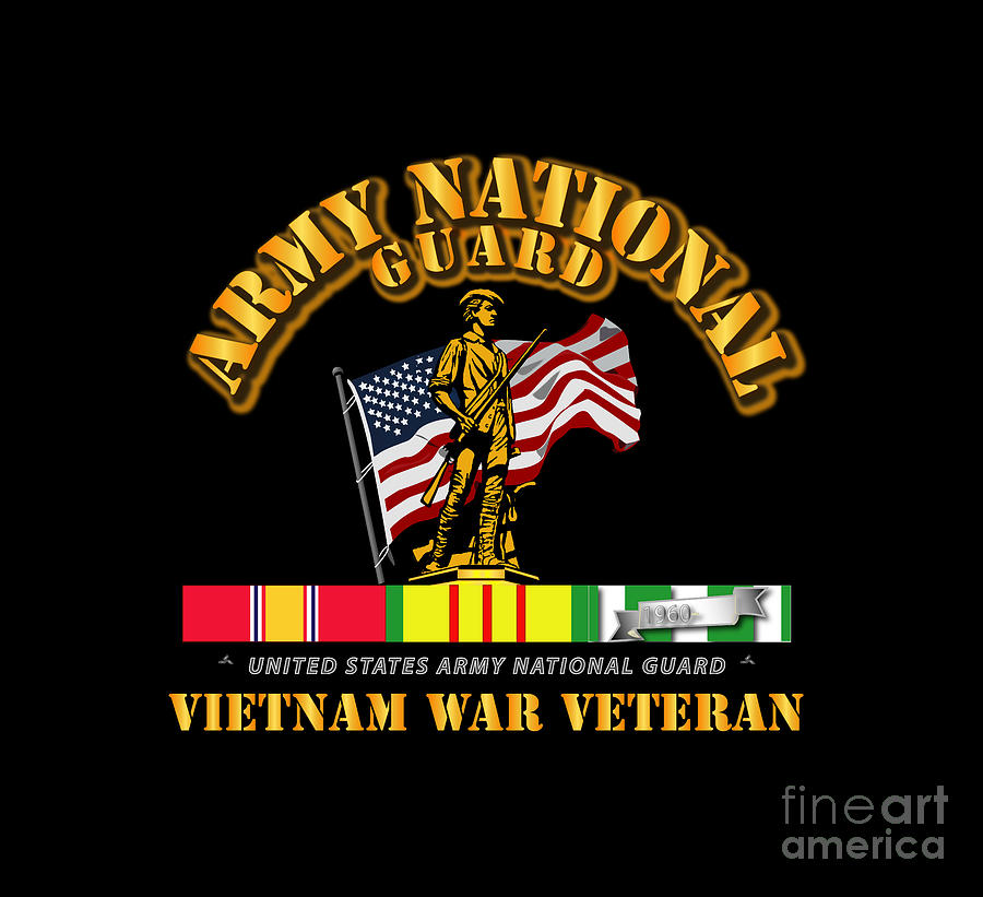 Army - ARNG - Vietnam War Veteran Digital Art by Tom Adkins - Fine Art ...