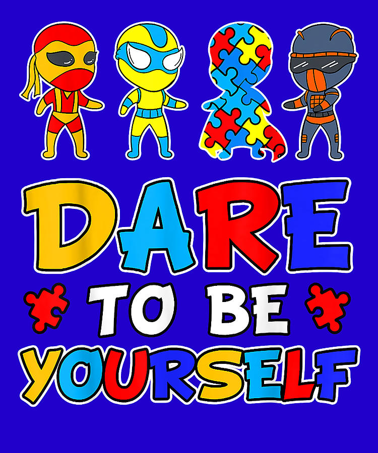 Army Autism Spectrum Disorders Superhero Puzzle Autistic Gift Digital