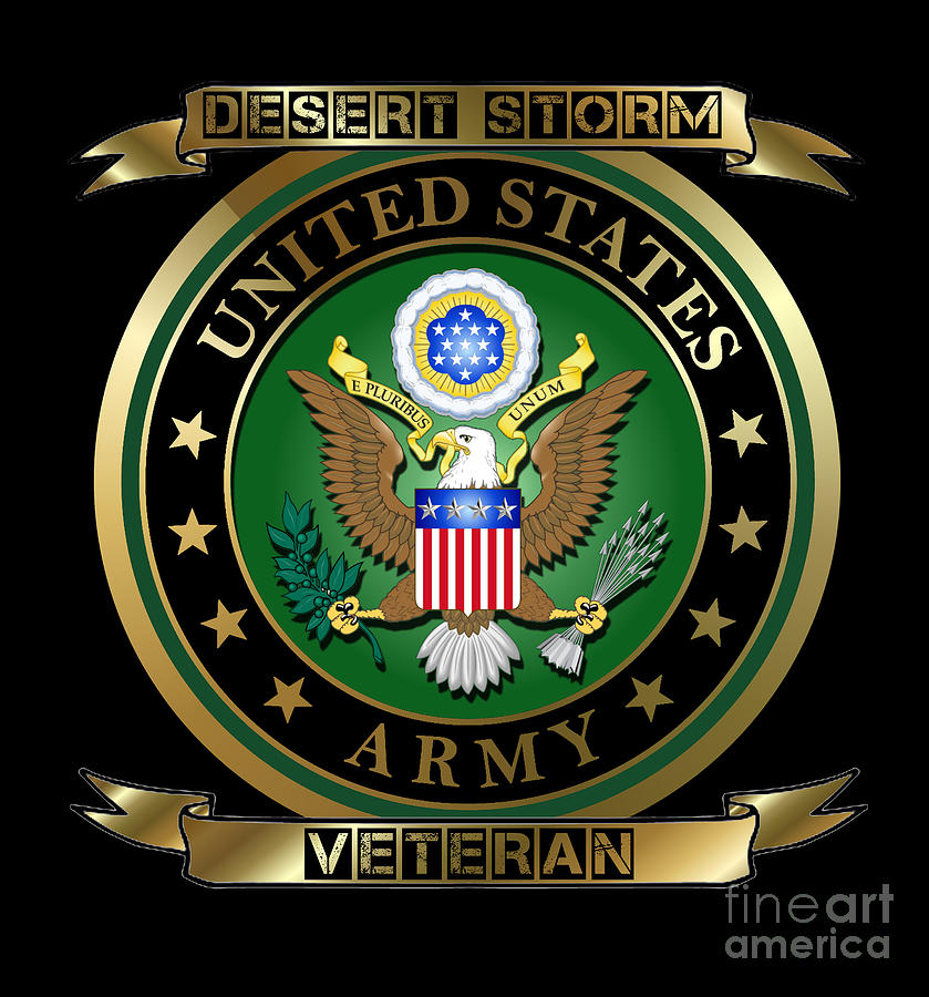 Army Desert Storm Digital Art by Bill Richards