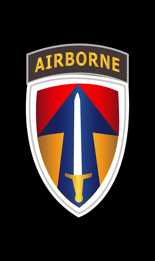 Army - II Field Force w Airborne Tab LRRP Digital Art by Tom Adkins ...