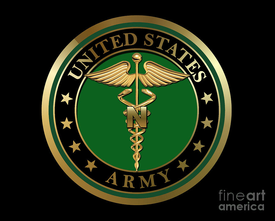 Army Nurse Corps Digital Art by Bill Richards