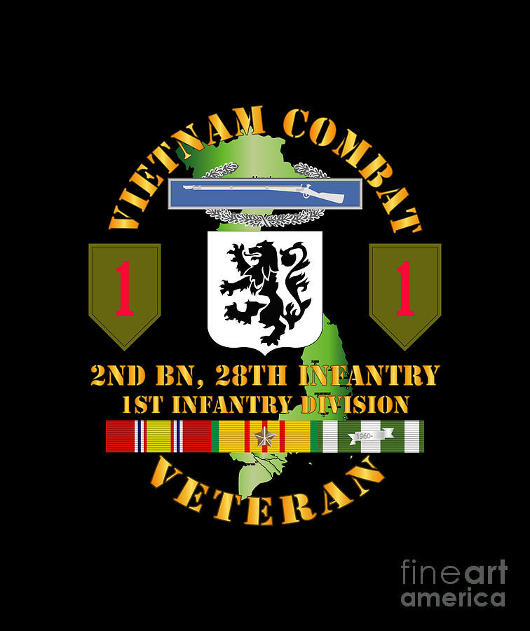 Army - Vietnam Combat Infantry Veteran w 2nd Bn 28th Inf 1st Inf Div ...