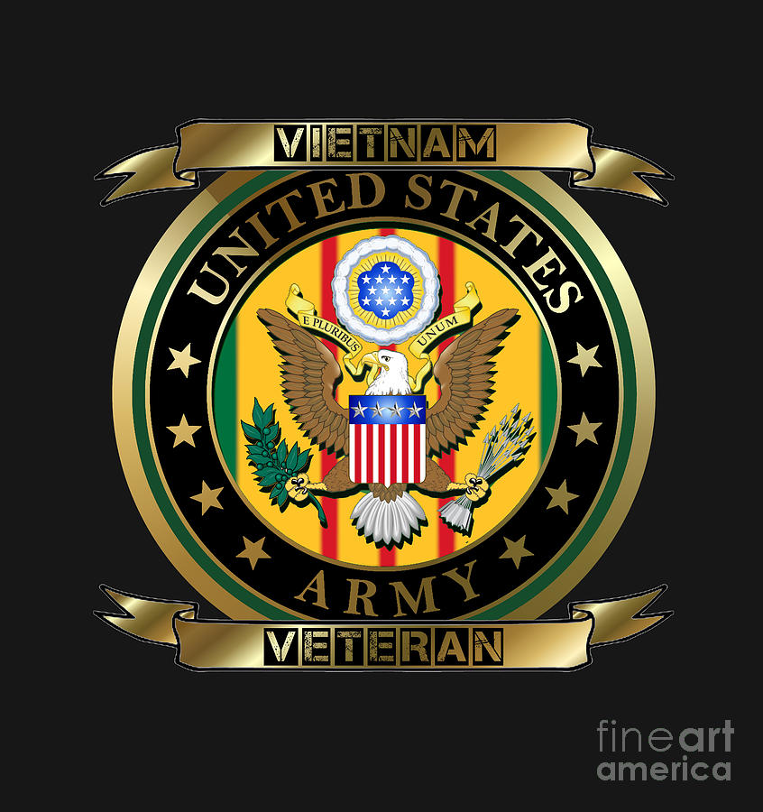 Army Vietnam Veteran Digital Art by Bill Richards