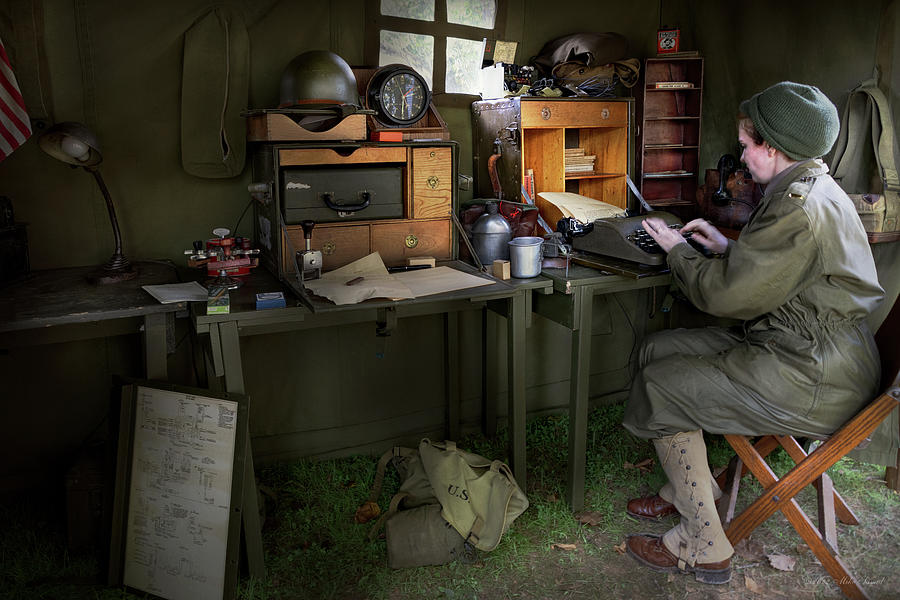 Army - WW2 - Field of operations Photograph by Mike Savad