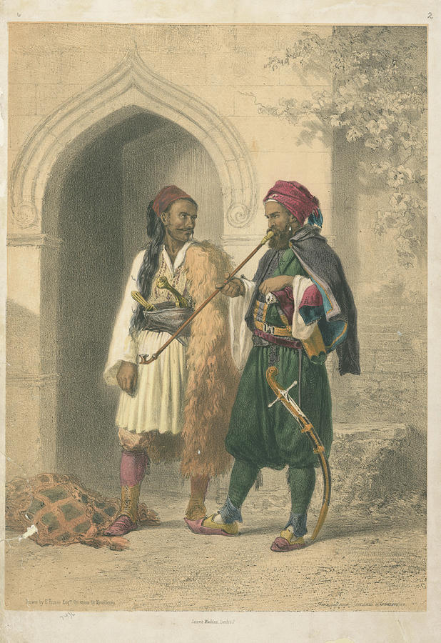 Arnaout and Osmanli  Painting by Artistic Rifki