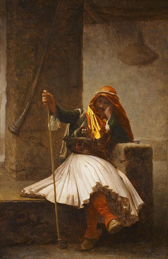 An Albanian bashi-bazouk Painting by Jean-Leon Gerome | Fine Art America