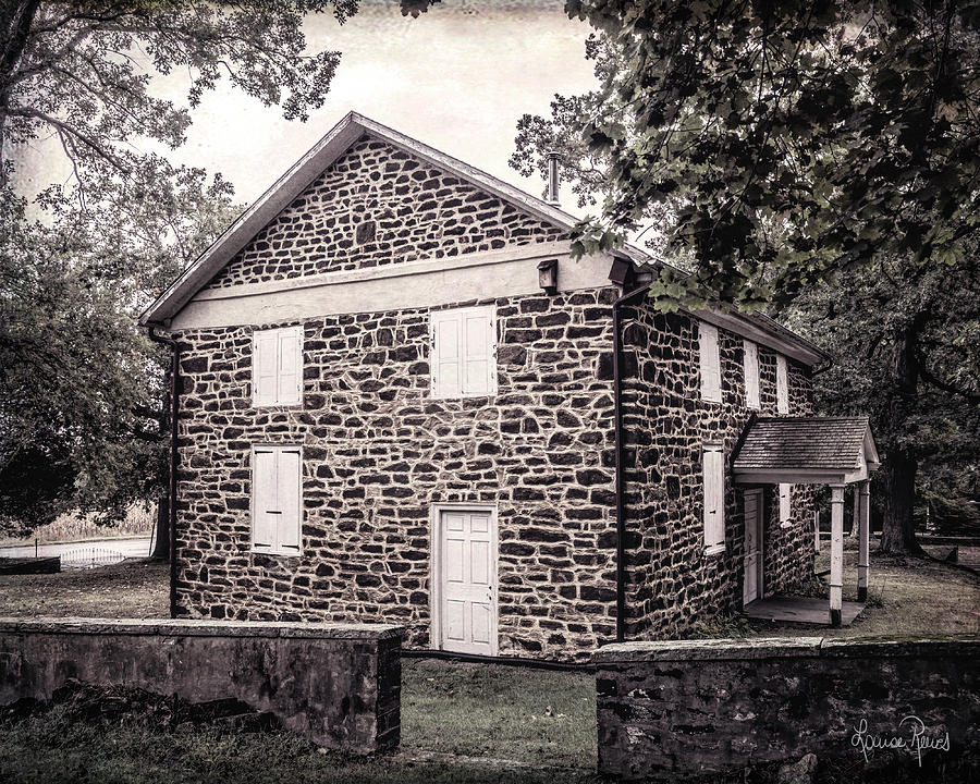 Meetinghouse Photograph - Arneys Mount Friends Meeting House by Louise Reeves