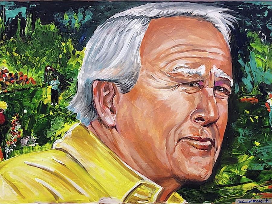 Arnie Painting by Ken Pridgeon