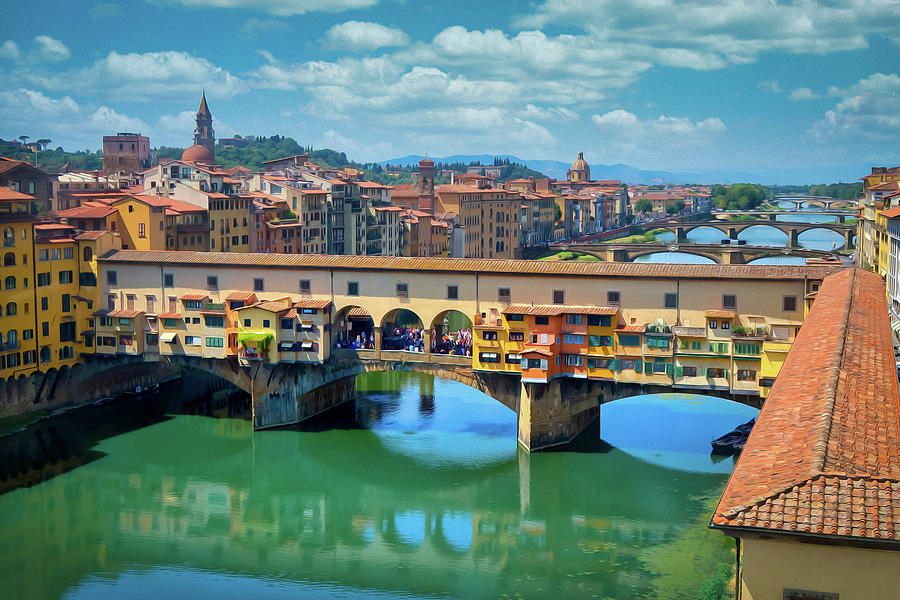 Arno River Florence Photograph by Robert Blandy Jr