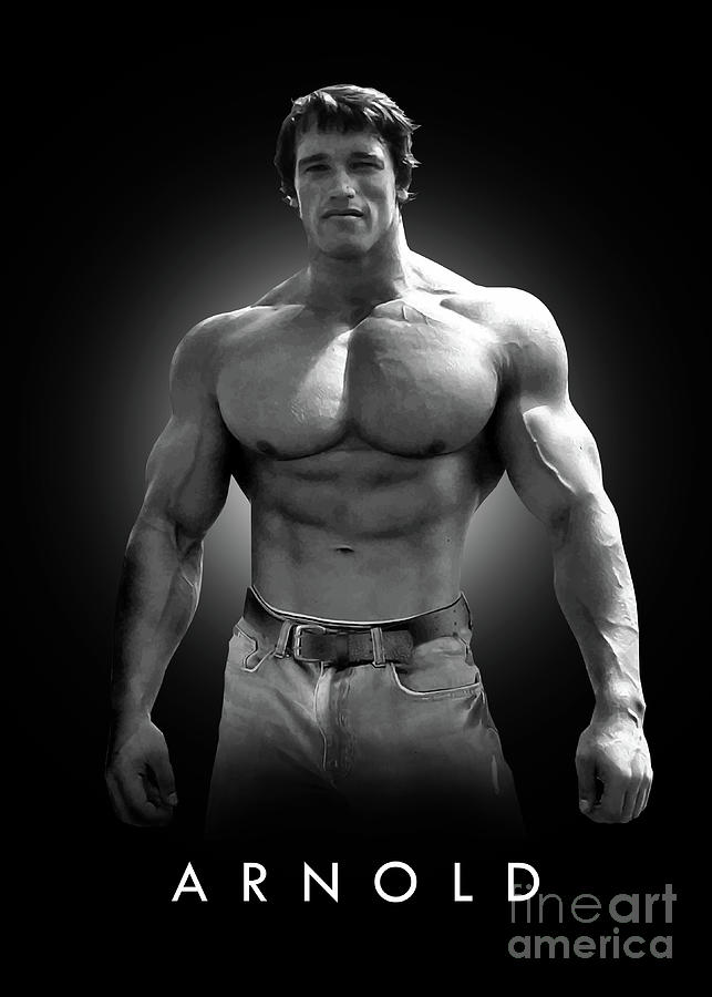 Arnold Schwarzenegger Digital Art by Bo Kev