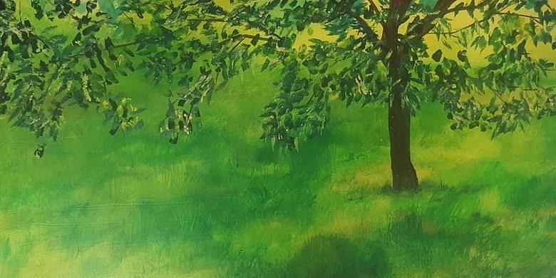 Aromatic The Linden Tree     4720 Painting by Cheryl Nancy Ann Gordon
