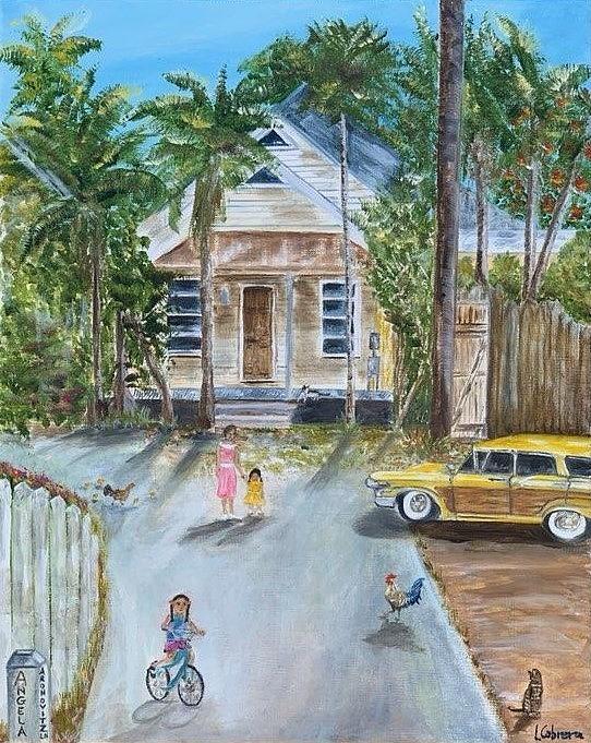 Aronovitz Lane Painting by Linda Cabrera