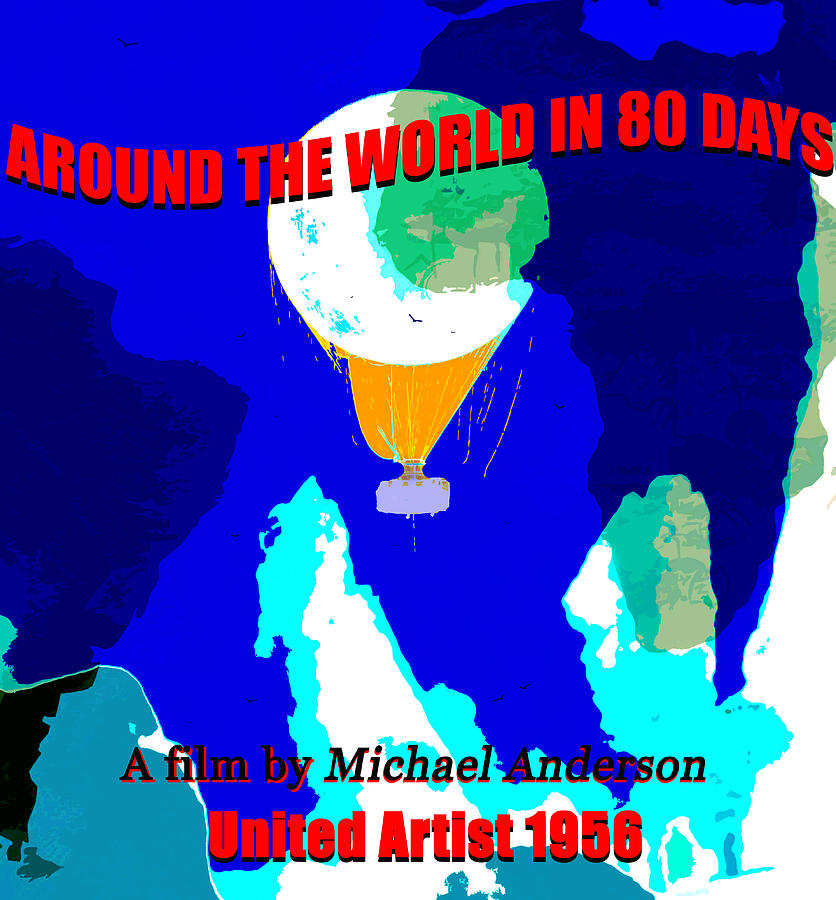 Around The World In 80 Days Movie Poster Mixed Media