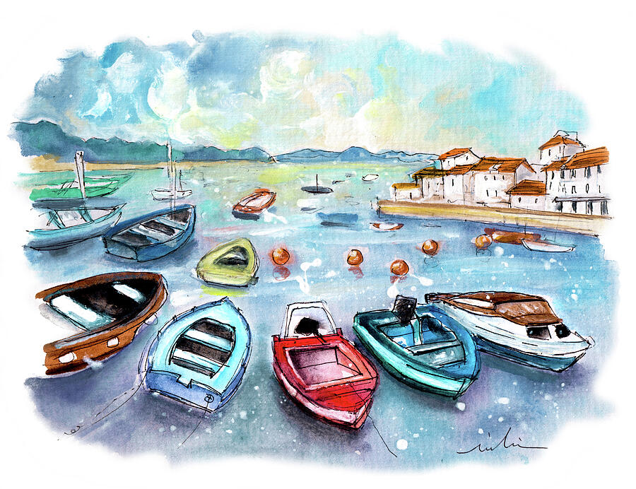 Arousa In Galicia 01 Painting by Miki De Goodaboom