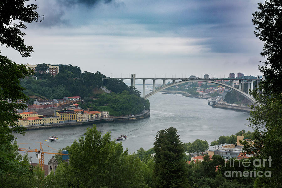 Arrabida bridge on Douro river Photograph by Vicente Sargues
