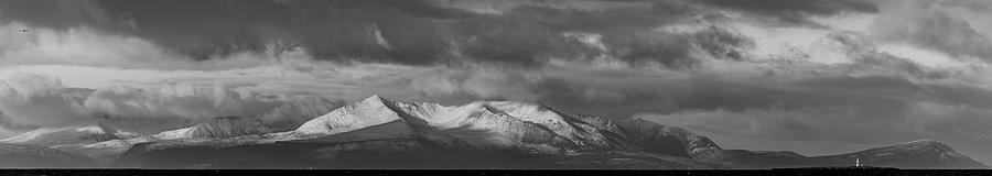 Arran Panorama Black and White Photograph by Gareth Burge Photography ...