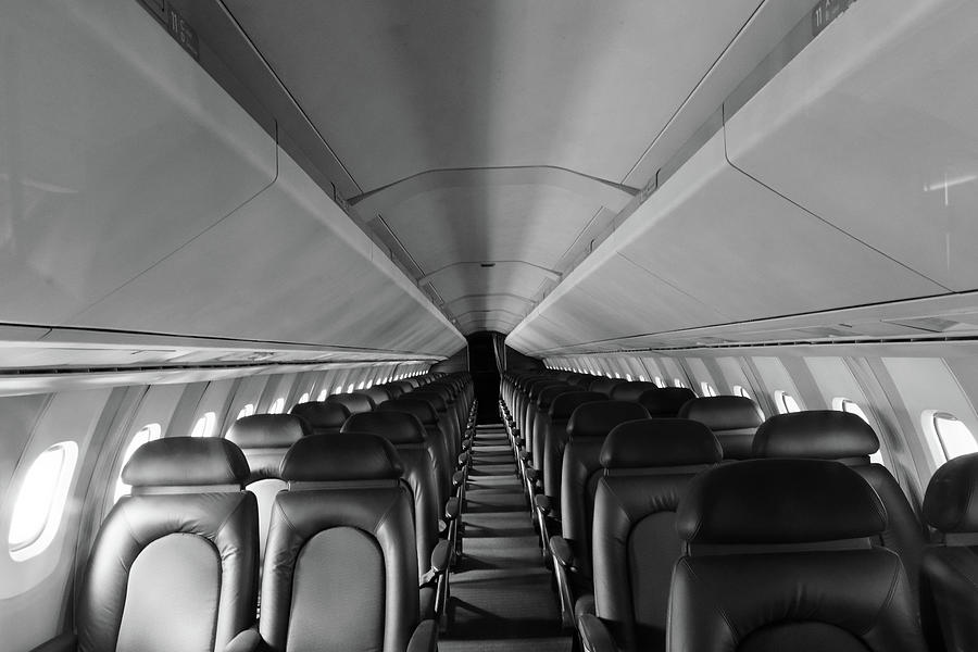 Arrive Before You Leave -- Concorde Cabin at the The Museum of Flight, Seattle, Washington Photograph by Darin Volpe