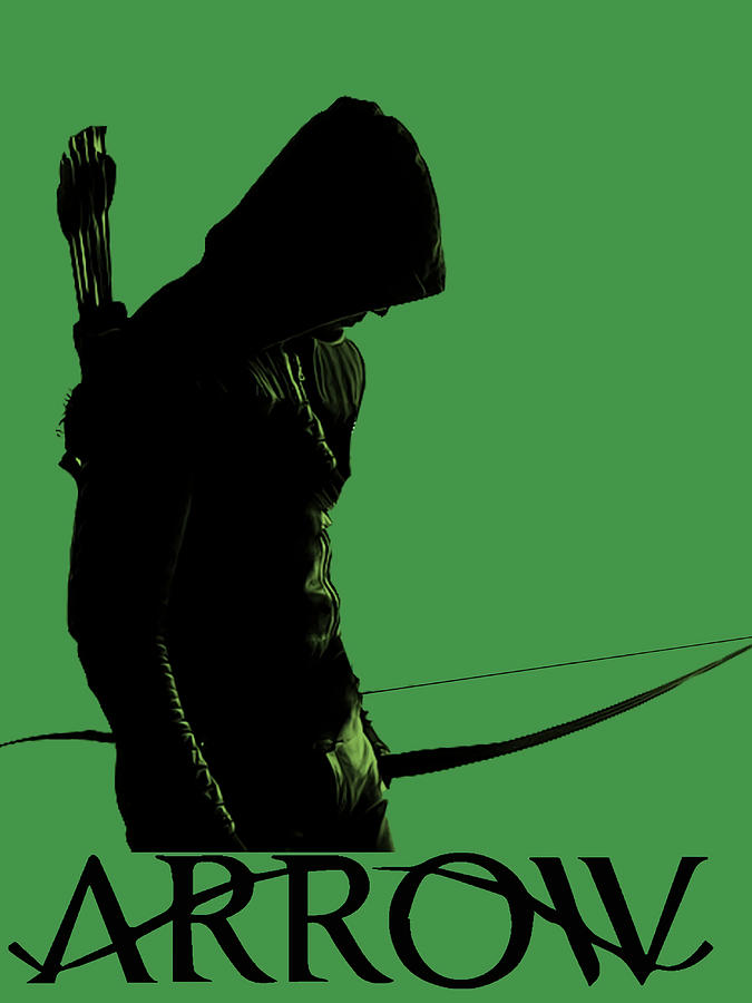 Arrow Hero Poster aesthetic Painting by Ashley Eva - Fine Art America