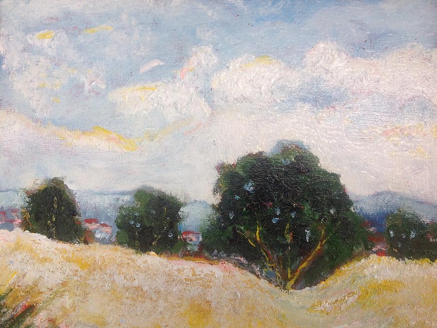 Arroyo Butte County.  Painting by Ernest King