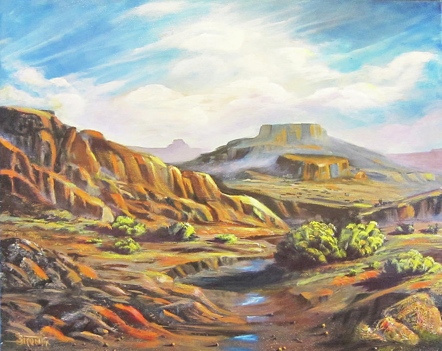 Arroyo Painting by Sherry Strong